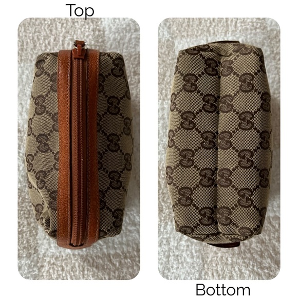 Authentic: Gucci GG Canvas Cosmetic Pouch - Picture 3 of 8